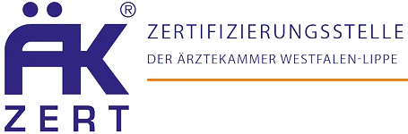 Logo - ÄKzert® Zertifizierungsstelle der Ärztekammer Westfalen-Lippe aus Münster